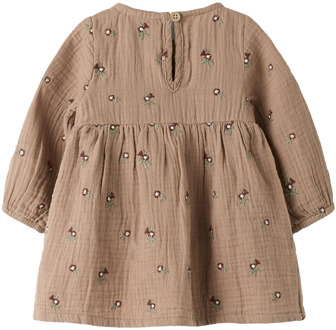 meisjes jurk Bruin - 56