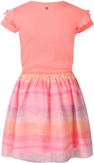 meisjes jurk Fierycoral - 116-122