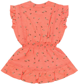 meisjes jurk Fierycoral - 92