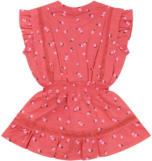 meisjes jurk Licht rood - 92