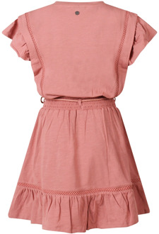meisjes jurk Oud rose - 104-110