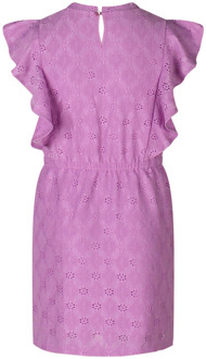 meisjes jurk Paars - 104-110