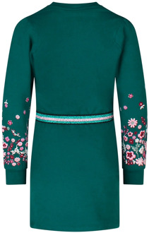 meisjes jurk Petrol - 152-158