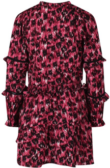 meisjes jurk Wijn rood - 152-158