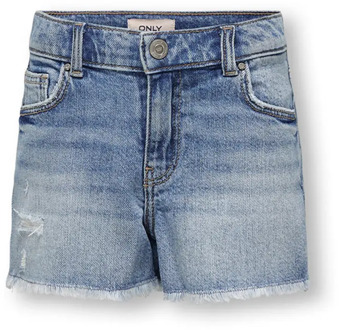 meisjes korte broek Bleached denim - 134