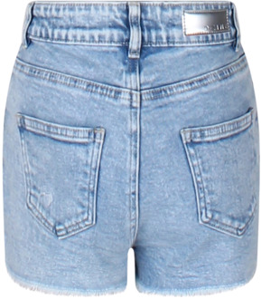 meisjes korte broek Bleached denim - 164-170
