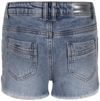 meisjes korte broek Medium denim - 176