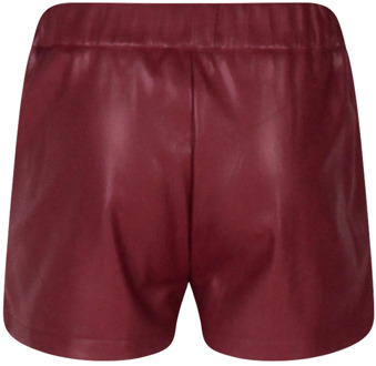 meisjes korte broek Wijn rood - 152-158