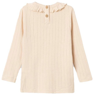 meisjes longsleeve Beige - 110