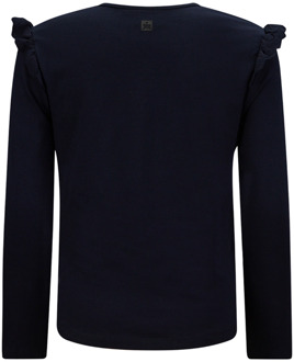 meisjes longsleeve Blauw - 104