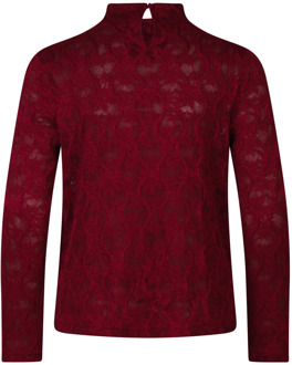meisjes longsleeve Bordeaux - 176
