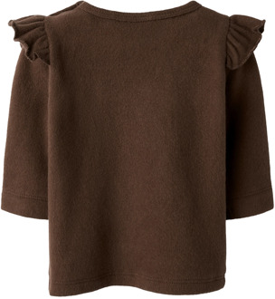 meisjes longsleeve Bruin - 68