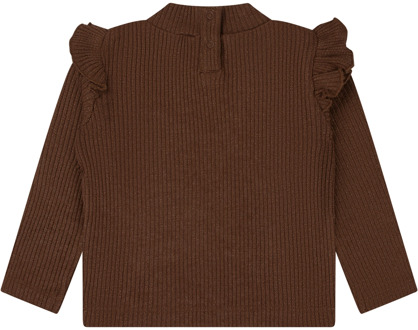 meisjes longsleeve Bruin - 92