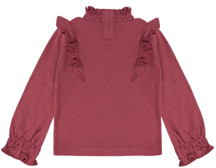 meisjes longsleeve Cerise - 92