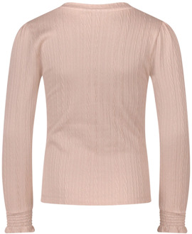 meisjes longsleeve Ecru - 104-110