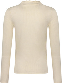 meisjes longsleeve Ecru - 104-110