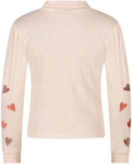 meisjes longsleeve Ecru - 164-170
