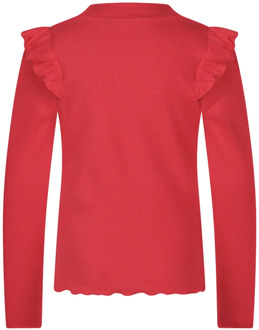 meisjes longsleeve Koraal - 140-146