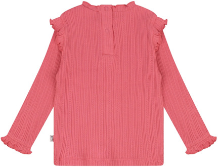 meisjes longsleeve Licht rood - 86