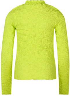 meisjes longsleeve Lime - 128-134