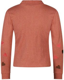 meisjes longsleeve Oud rose - 140-146