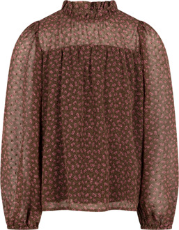 meisjes longsleeve Oud rose - 176