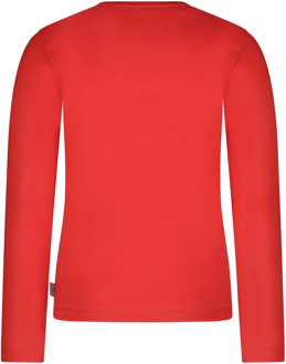 meisjes longsleeve Rood - 134-140