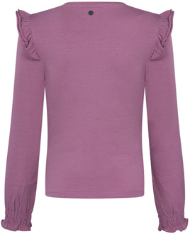 meisjes longsleeve Violet - 128-134