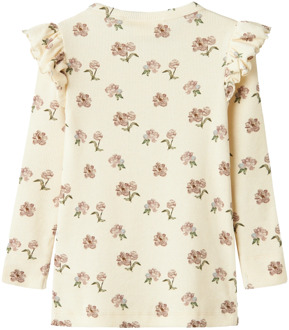 meisjes longsleeve Zand - 104