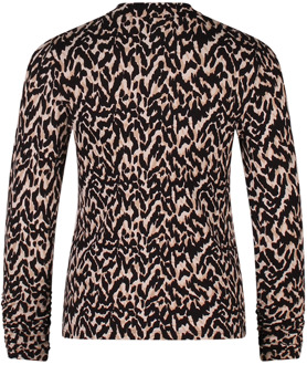 meisjes longsleeve Zand - 116-122