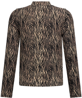 meisjes longsleeve Zand - 140-146