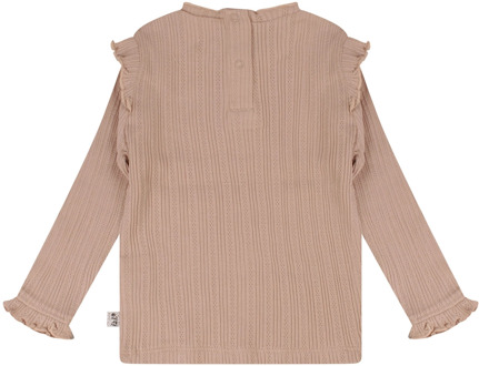 meisjes longsleeve Zand - 86
