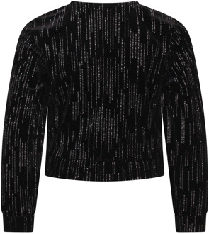 meisjes longsleeve Zwart - 104-110