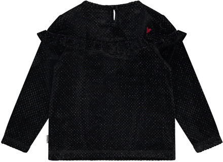 meisjes longsleeve Zwart - 122