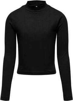 meisjes longsleeve Zwart - 134-140