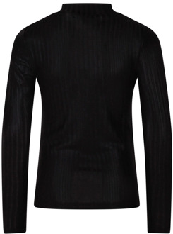 meisjes longsleeve Zwart - 140-146