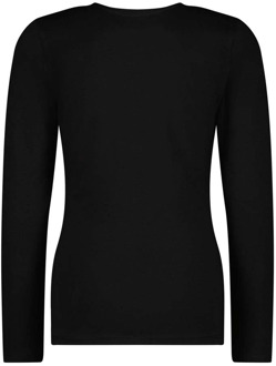 meisjes longsleeve Zwart - 140