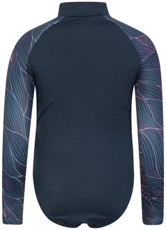 Meisjes Mira Lines Rash Guard Zwempak (Marine) Navy