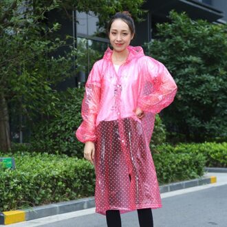 Meisjes Mode Een Stuk Regenjas Non Wegwerp Verdikking Outdoor Regenjas Een Stuk Poncho Pvc Regenjas stijl 1