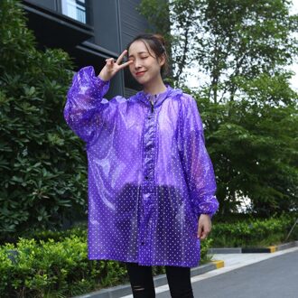 Meisjes Mode Een Stuk Regenjas Non Wegwerp Verdikking Outdoor Regenjas Een Stuk Poncho Pvc Regenjas stijl 2