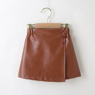 Meisjes Pu Lederen Rokken, Kinderen Kleding, Meisjes Mode Korte Rokken, lederen Rokken Geschikt Voor 3-7 Jaar Oud 6T