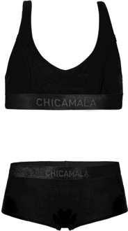 Meisjes Racerback bikini Effen