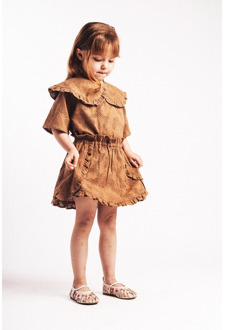 meisjes rok Bruin - 110-116