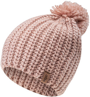 Meisjes roza wintermuts Roze - One size