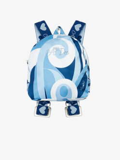 Meisjes rugtas north powder blue Blauw - One size