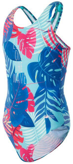 Meisjes salava ééndelig badpak Blauw - 152