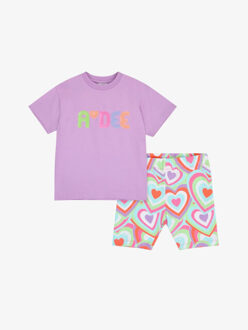 Meisjes set bikershort ellie sweet Violet - 92