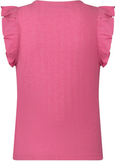 meisjes singlet Fel rose - 104-110