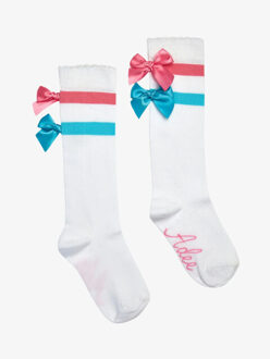 Meisjes sokken edith bright white Wit - 110/116