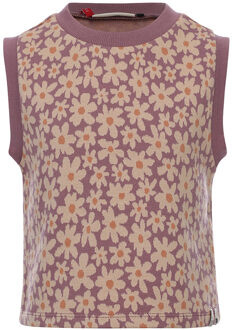 Meisjes spencer - Bloemen jacquard - Maat 122